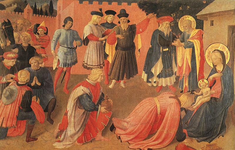 Fra Angelico Adoration of the Magi Germany oil painting art